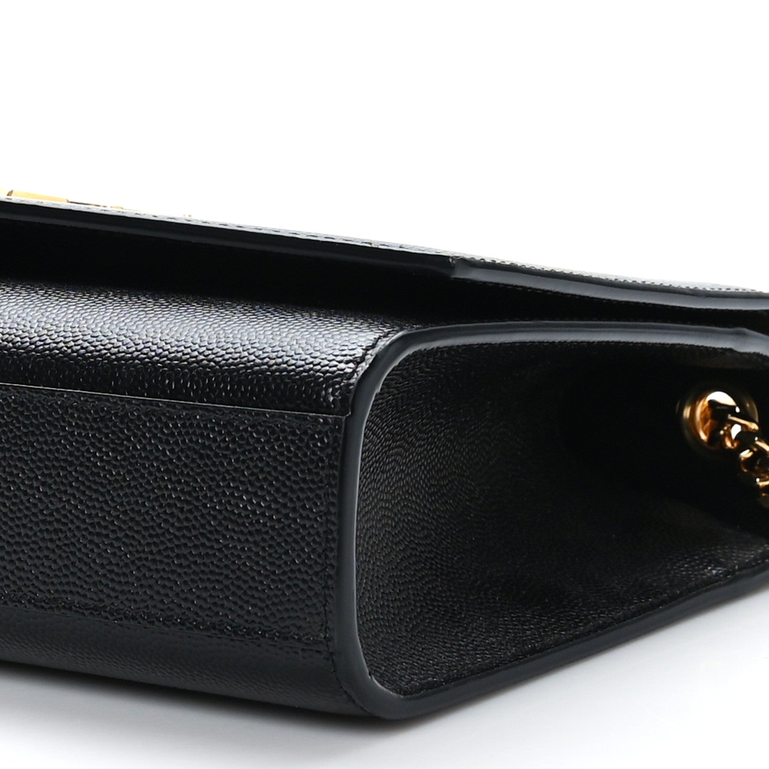 Saint Laurent Grain De Poudre Medium Classic Monogram Kate Satchel Black 8 of 8