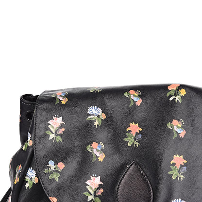Saint Laurent Calfskin Prairie Flower Printed Festival Backpack Multicolor 11 of 12