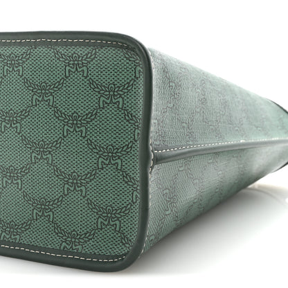 MCM Lauretos Nappa MIni Himmel Shopper Tote Forest Green 8 of 8
