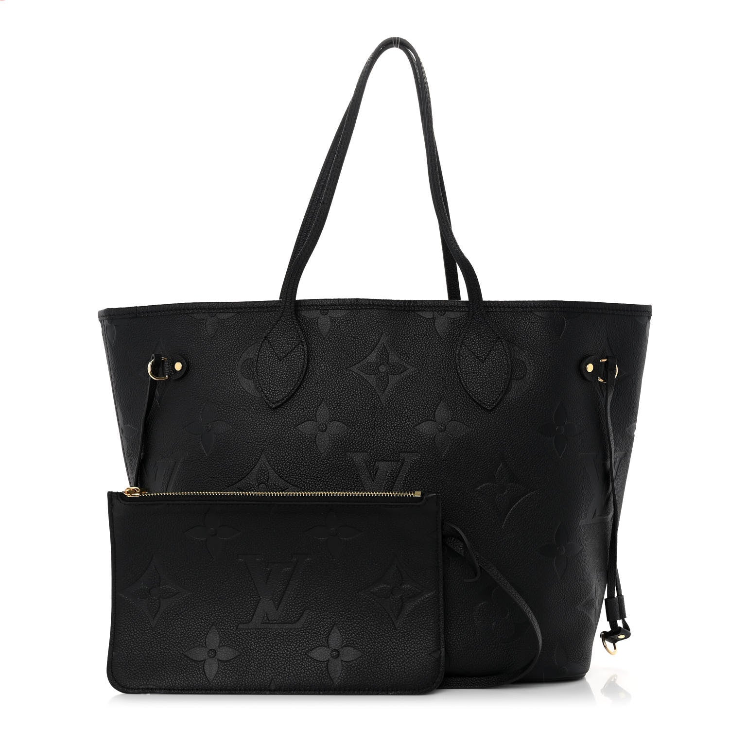 Louis Vuitton Empreinte Monogram Giant Neverfull MM Black 1 of 10