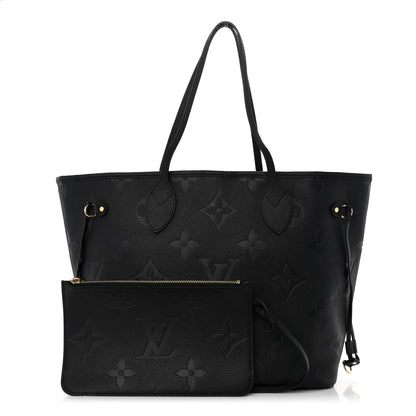 Louis Vuitton Empreinte Monogram Giant Neverfull MM Black 1 of 10