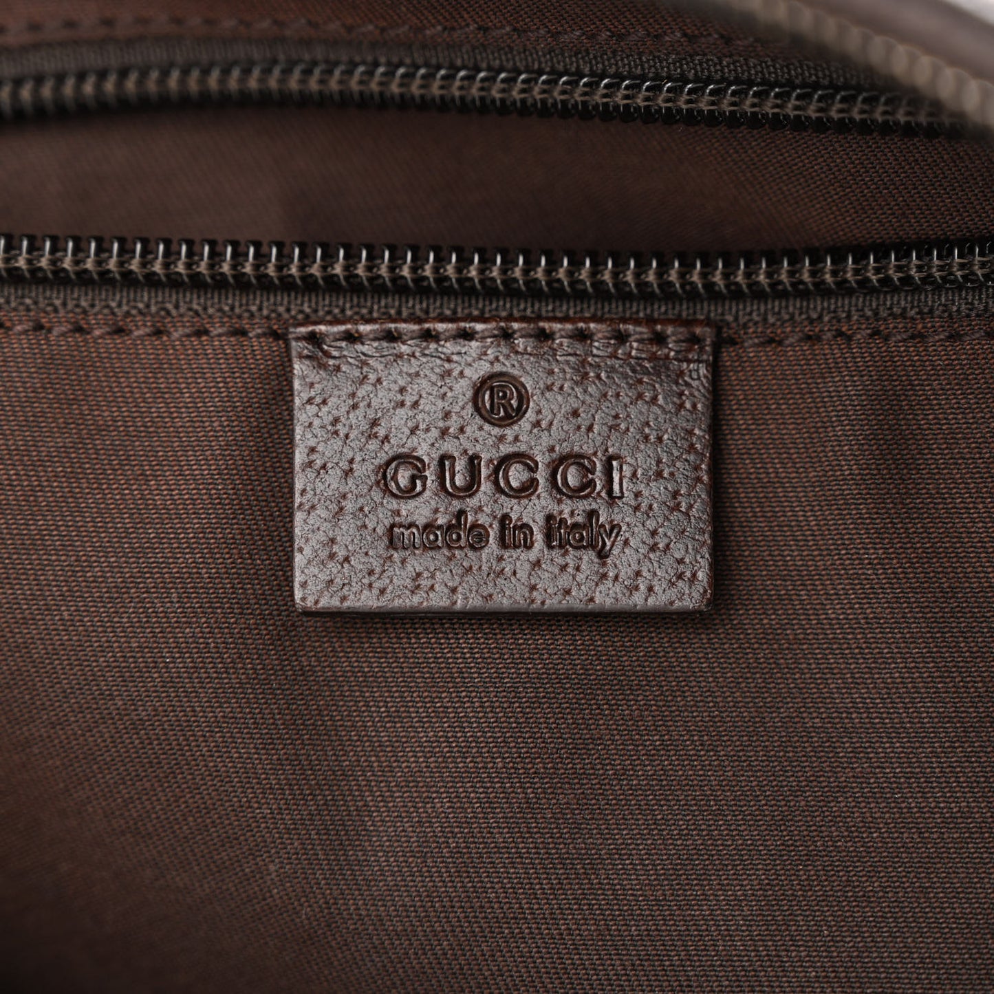 Monogram Medium Half Moon Hobo Dark Brown