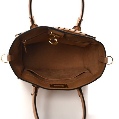 Louis Vuitton Calfskin Mahina Braided On My Side PM Arizona Brown 5 of 8