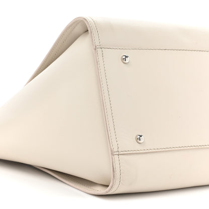 Chanel Caviar Medium Studded Deauville Tote White 9 of 15