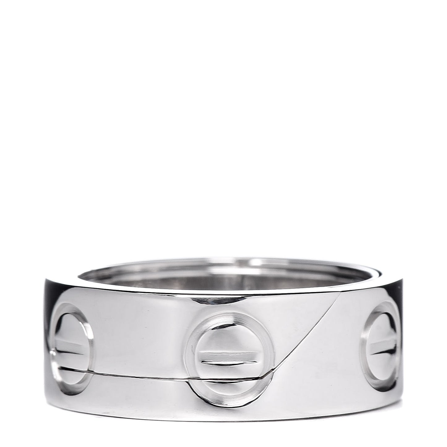18K White Gold 7mm Astro LOVE Ring 50 5.25