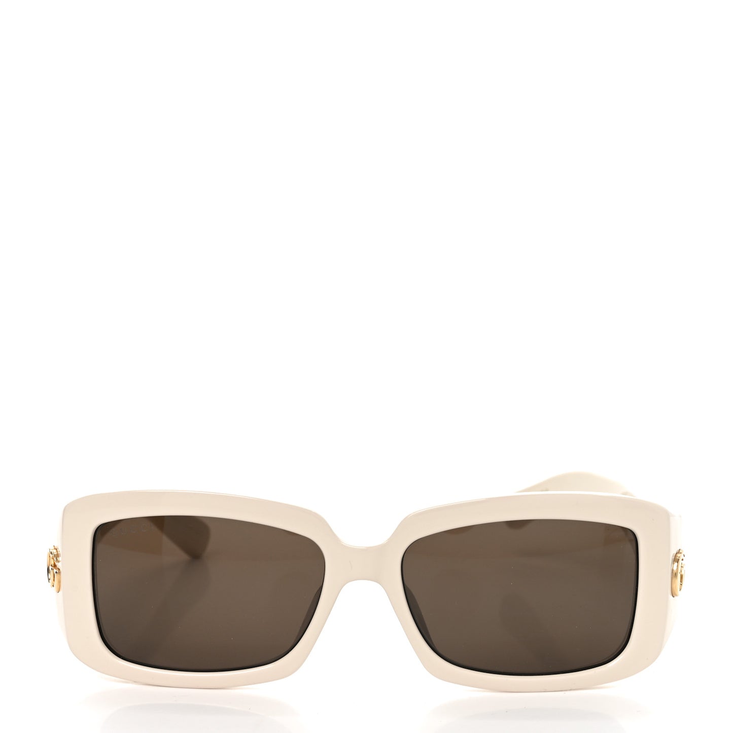 Acetate Rectangular Sunglasses GG1403SK White