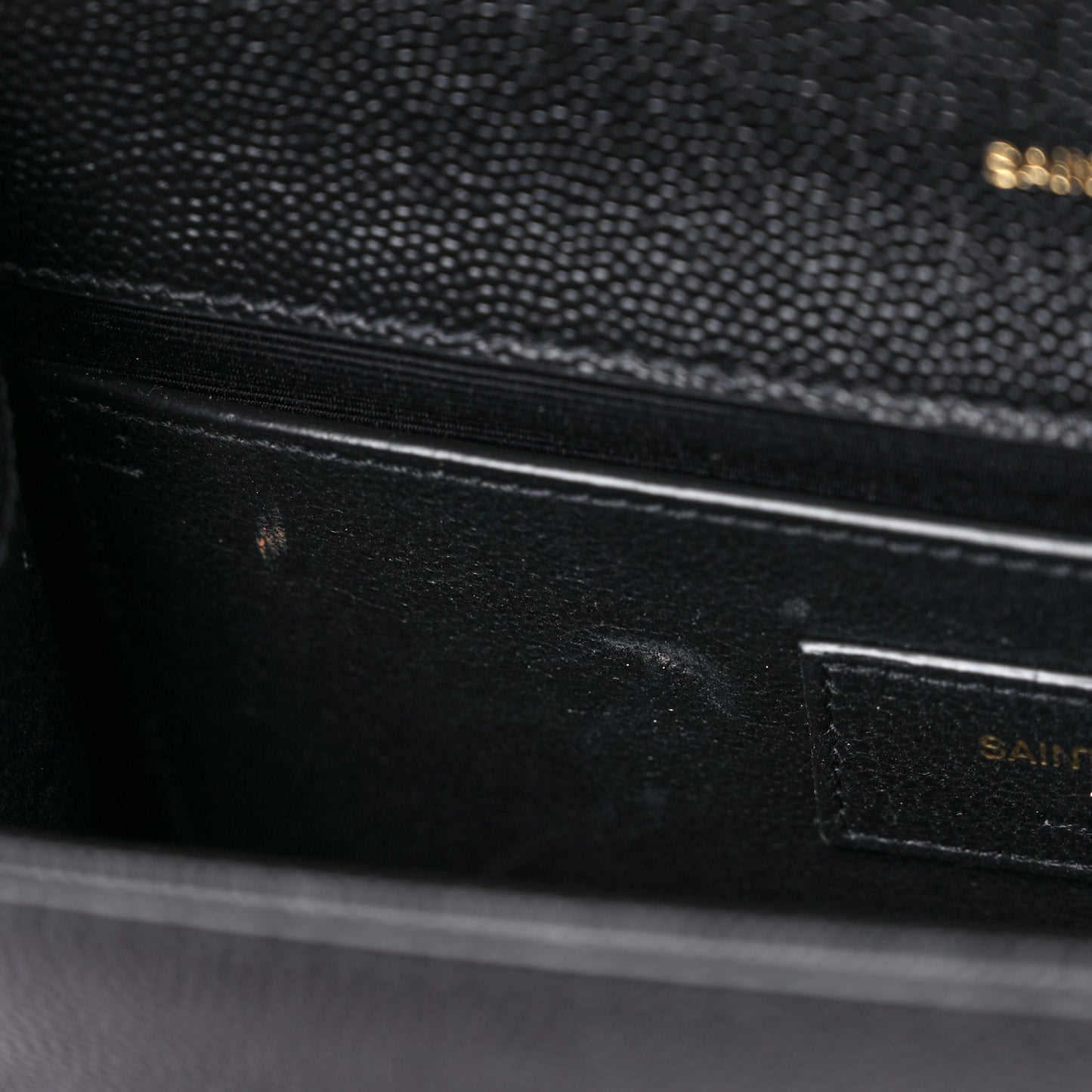 Grain De Poudre Small Monogram Kate Satchel Black