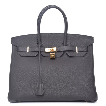 Hermes Togo Birkin 35 Graphite 1 of 27