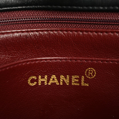 Chanel Lambskin Quilted Medium Single Flap Black 6 of 14