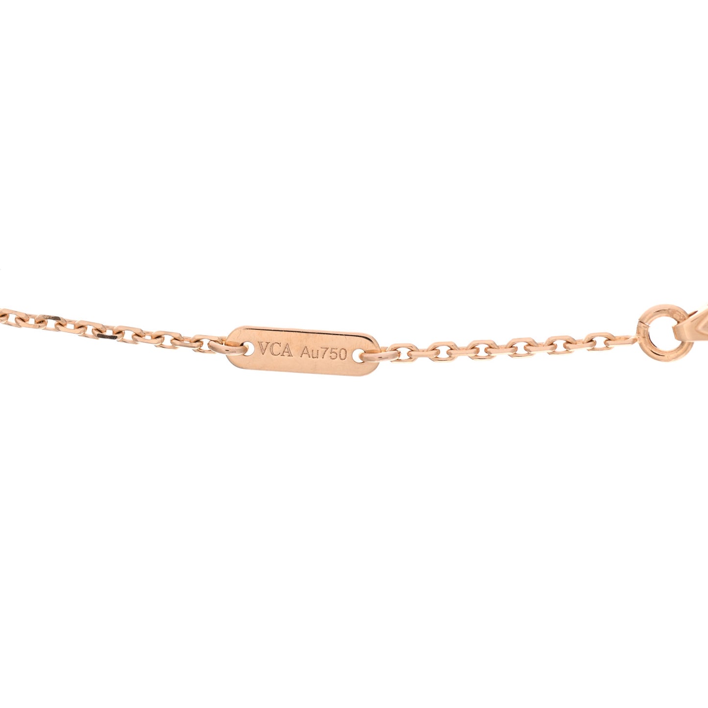 18K Rose Gold Sweet Alhambra Pendant Necklace