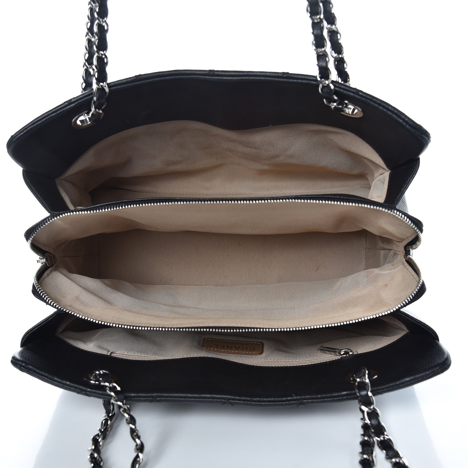 Chanel Caviar Quilted Timeless CC Tote Black 5 of 14