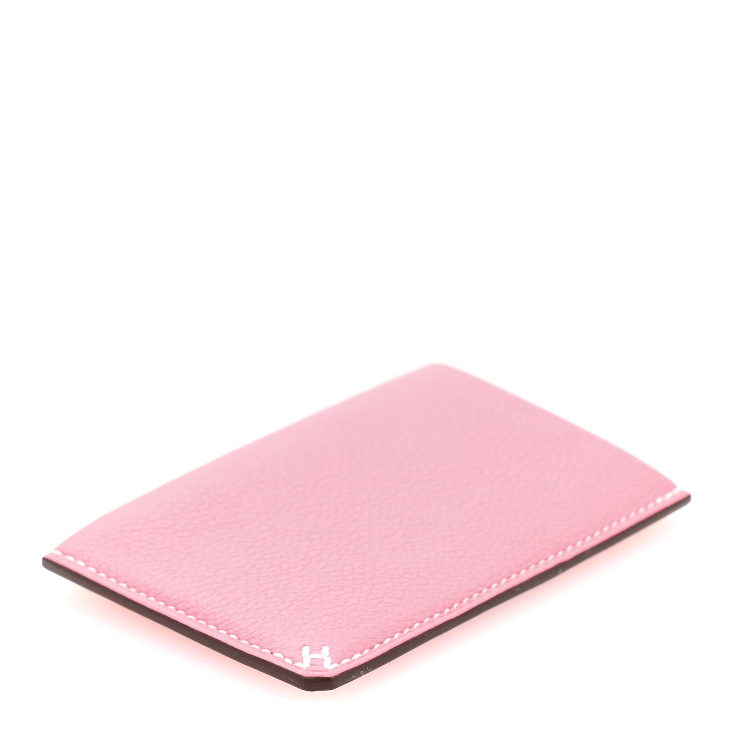 Hermes Evercolor Sellier Card Holder Rose Azalee 4 of 8