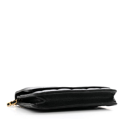 Chanel Caviar Quilted Wallet On Chain WOC Black 4 of 12