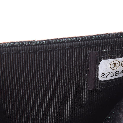 Chanel Iridescent Caviar Quilted Wallet On Chain WOC Black 8 of 12