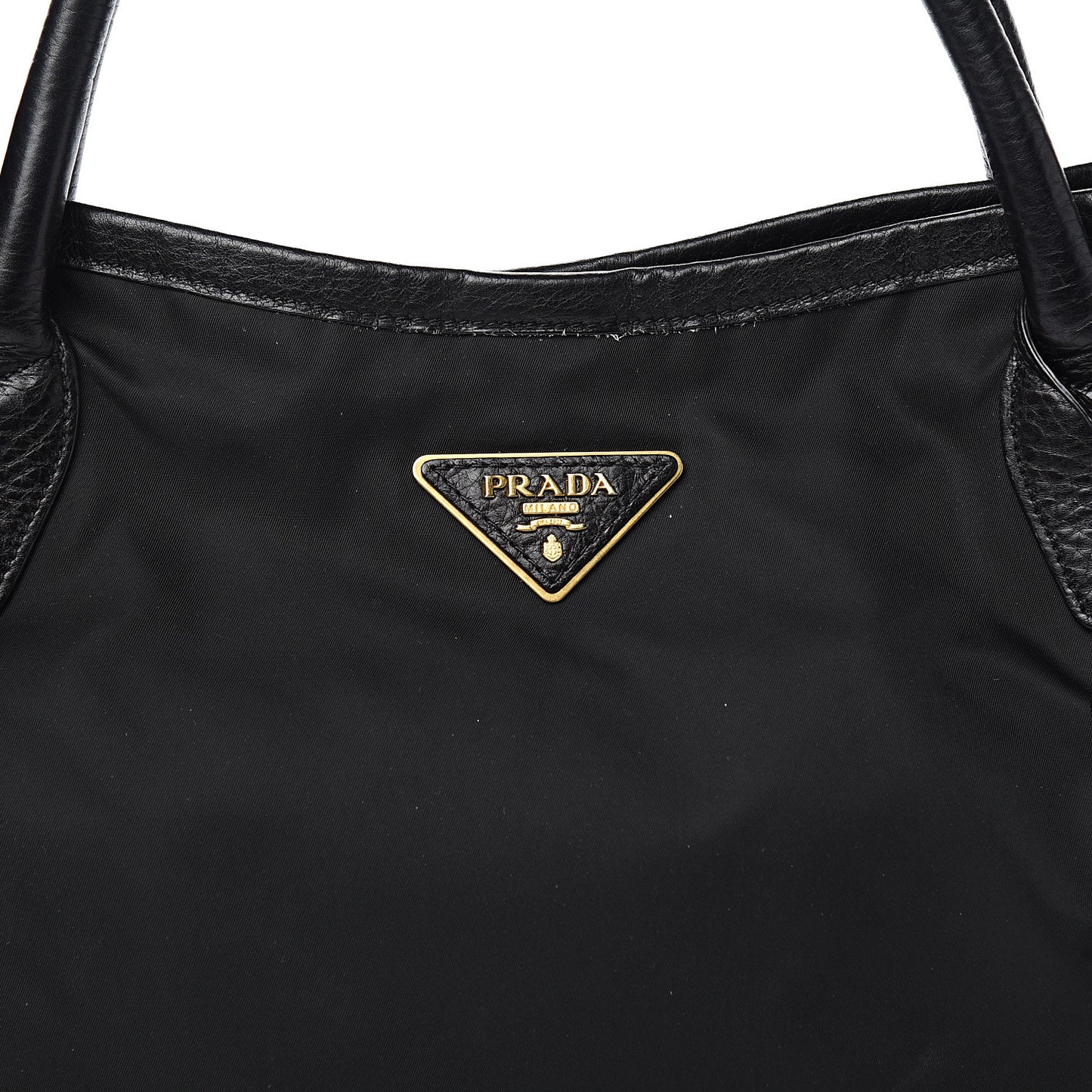 Tessuto Nylon Cervo Shoulder Bag Black