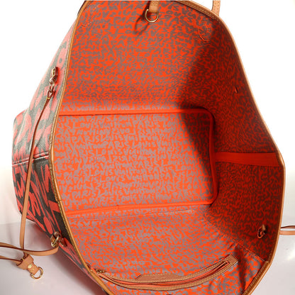 Louis Vuitton Monogram Graffiti Neverfull GM Orange 5 of 7