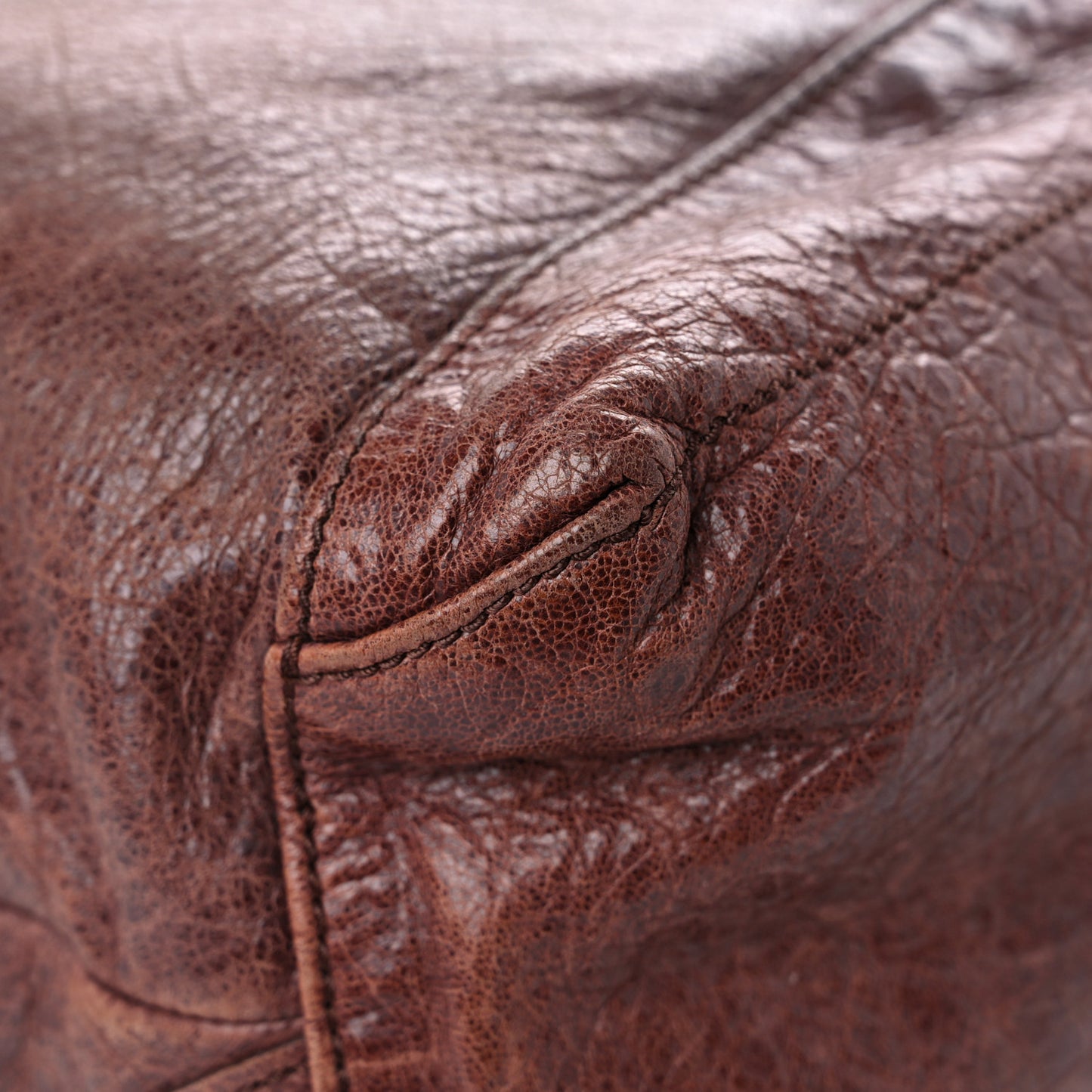 Agneau Giant 21 Rose Gold Hardware Day Hobo Castagna