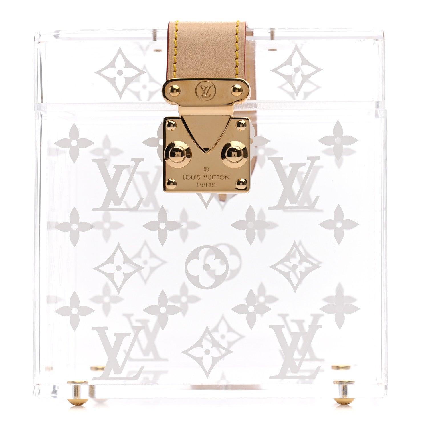 Louis Vuitton Transparent Plexiglass Cube Scott Box 1 of 8