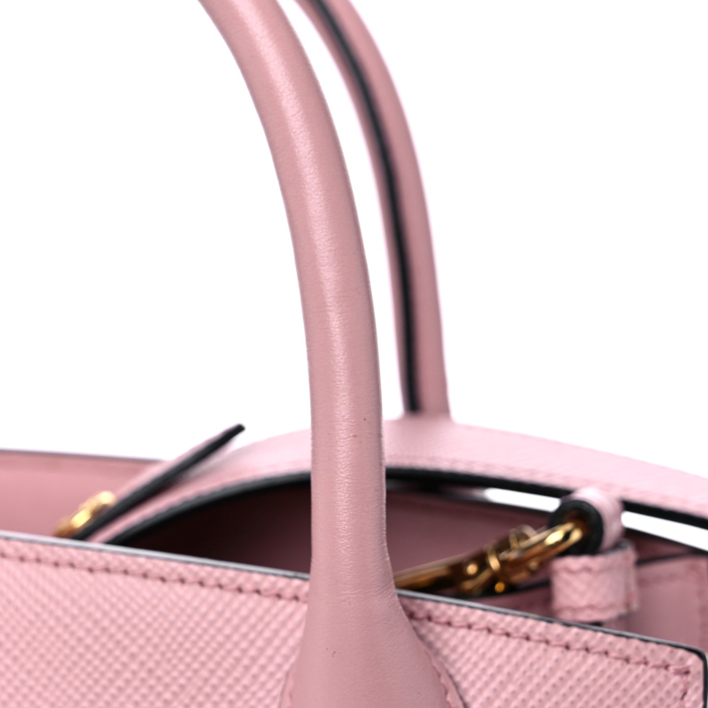 Saffiano Cuir Calfskin Small Monochrome Top Handle Tote
