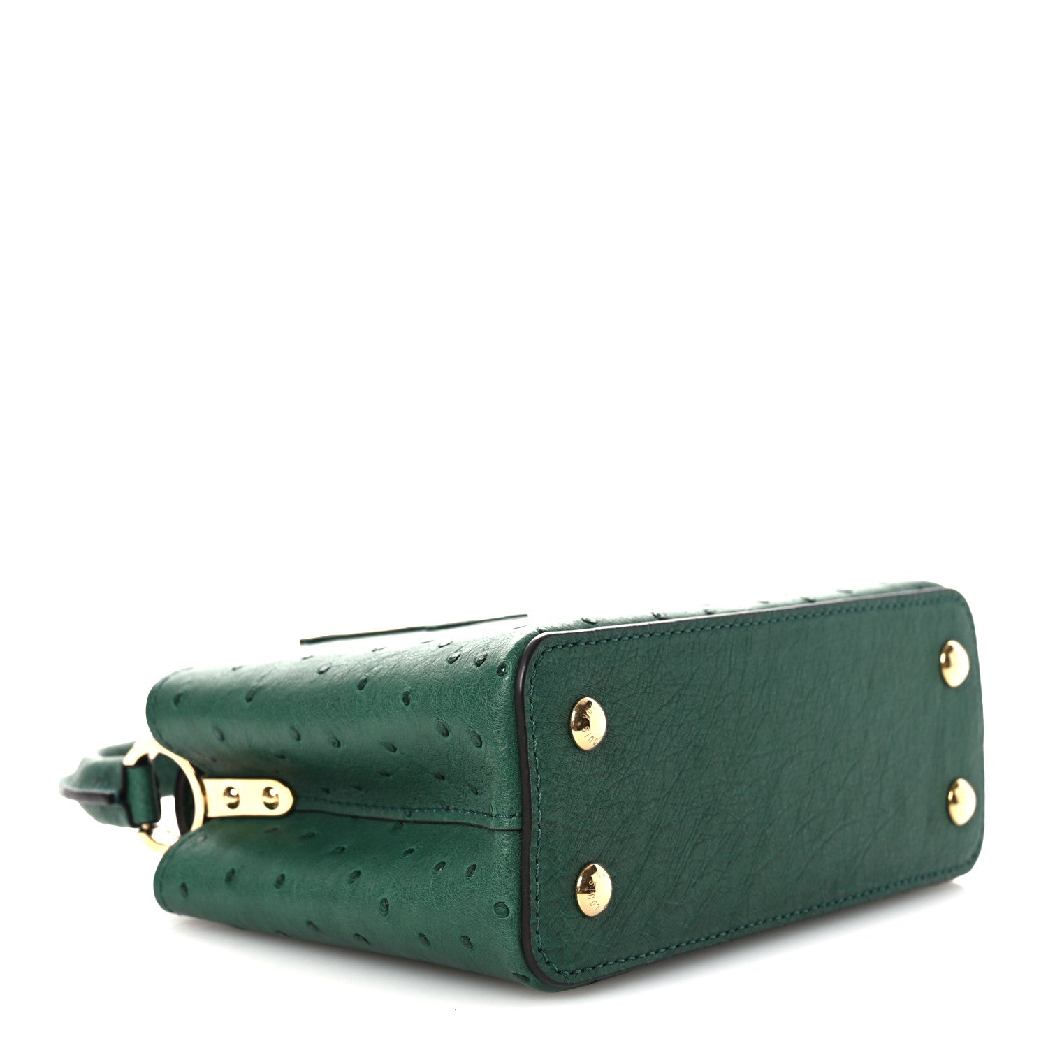 Louis Vuitton Ostrich Capucines Mini Mint 4 of 9