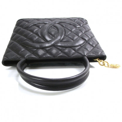 Chanel Caviar Medallion Tote Black 6 of 11