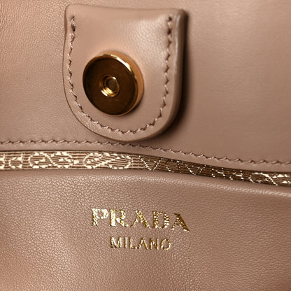 Prada Nappa Gaufre Small Tote Cipria 6 of 11