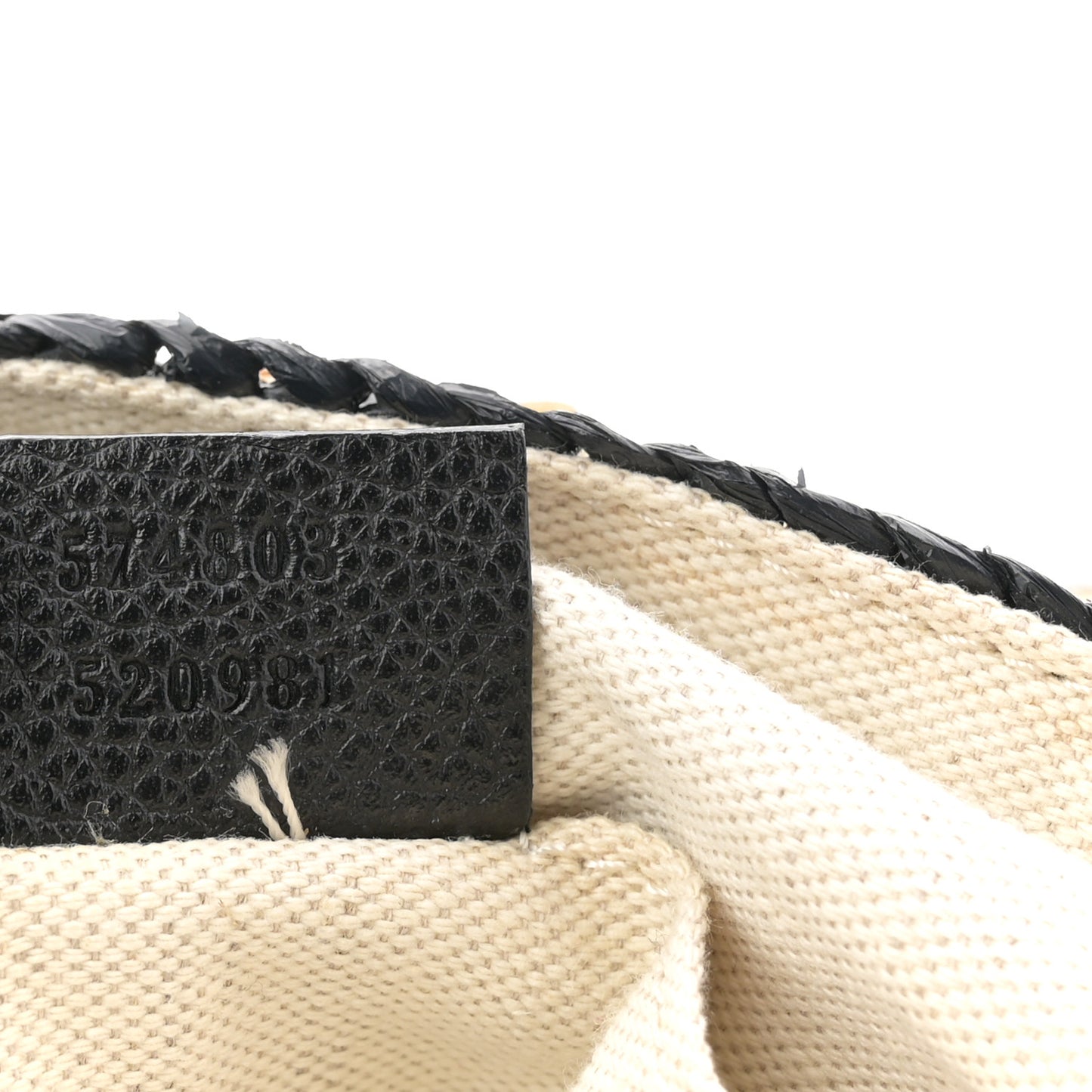 Raffia Crochet GG Marmont Shoulder Bag Black Natural Ecru Black
