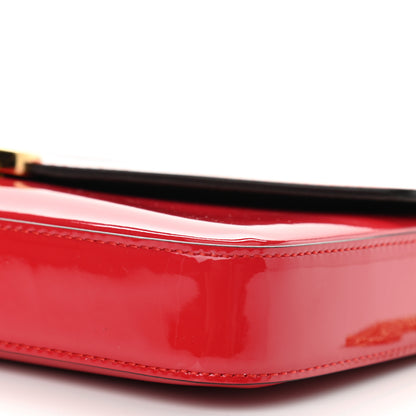 Fendi Vitello Vernice Mou F is Fendi Envelope Wallet on Chain with Pouches Rosso Cardinale 10 of 10