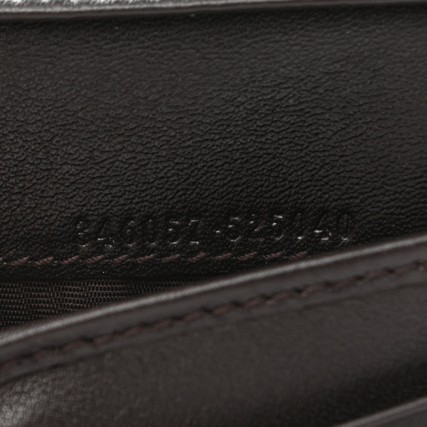 Guccissima Continental Flap Wallet Dark Brown