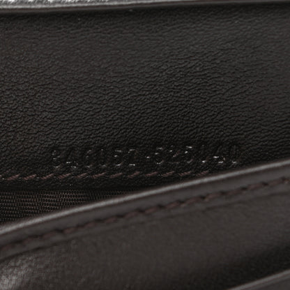 Gucci Guccissima Continental Flap Wallet Dark Brown 7 of 8