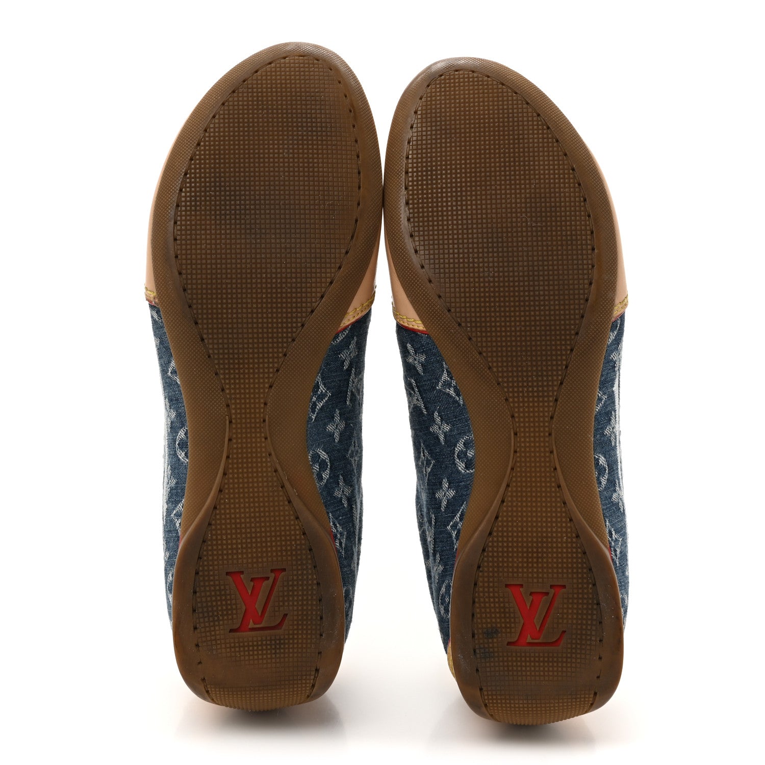 Louis Vuitton Denim Monogram Sneakers 35 Blue 6 of 11
