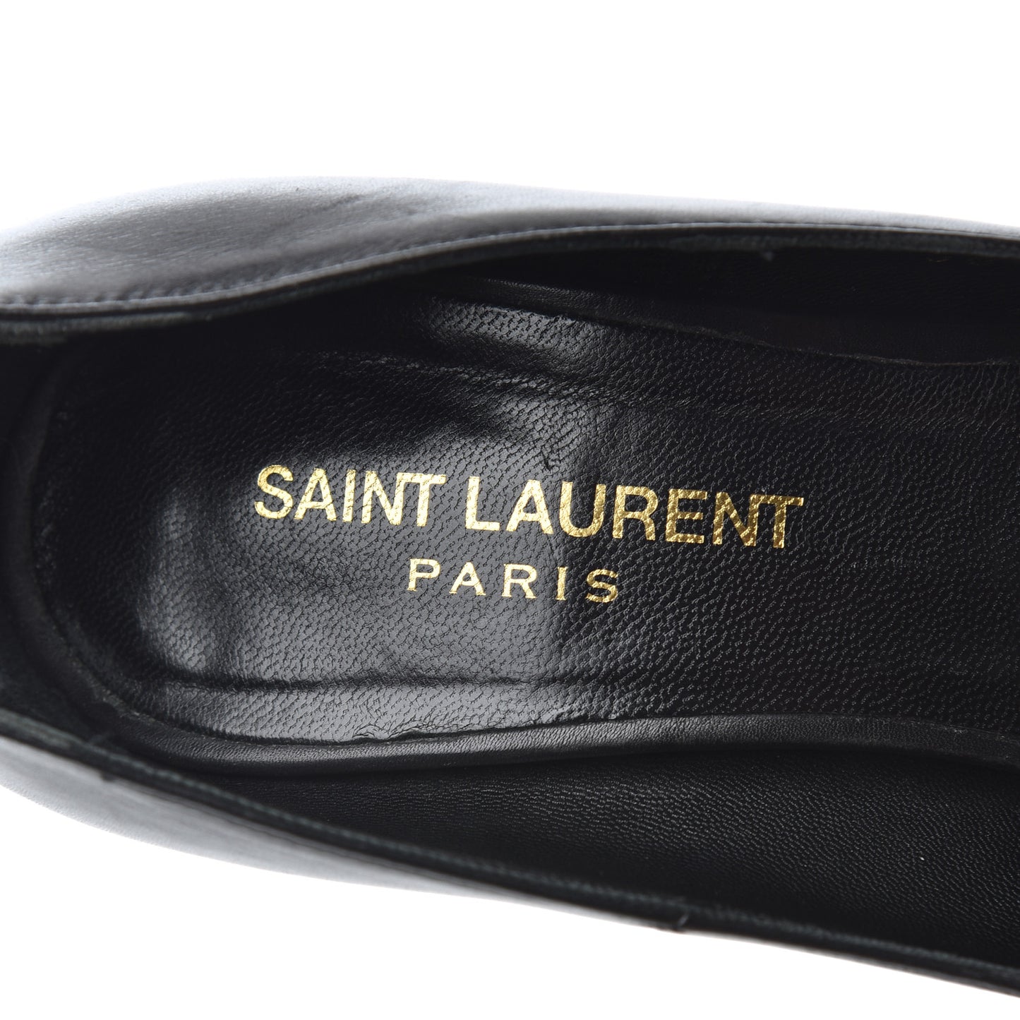 Calfskin Studded Cap Toe Janis 105 Platform Pumps 38 Black