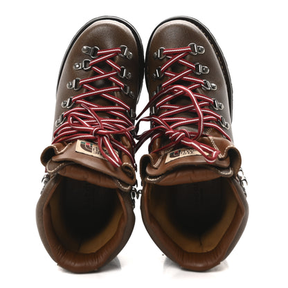 Gucci X THE NORTH FACE Calfskin Mens Hiking Ankle Boots 39 Foggy Tabacco Cuir 2 of 8