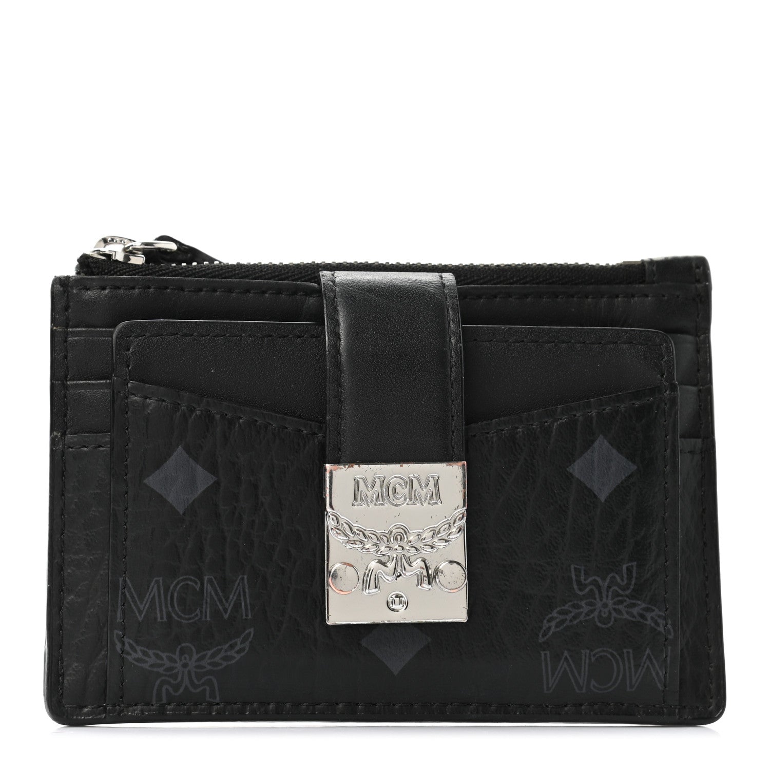 MCM Visetos Patricia Card Case Black 1 of 7