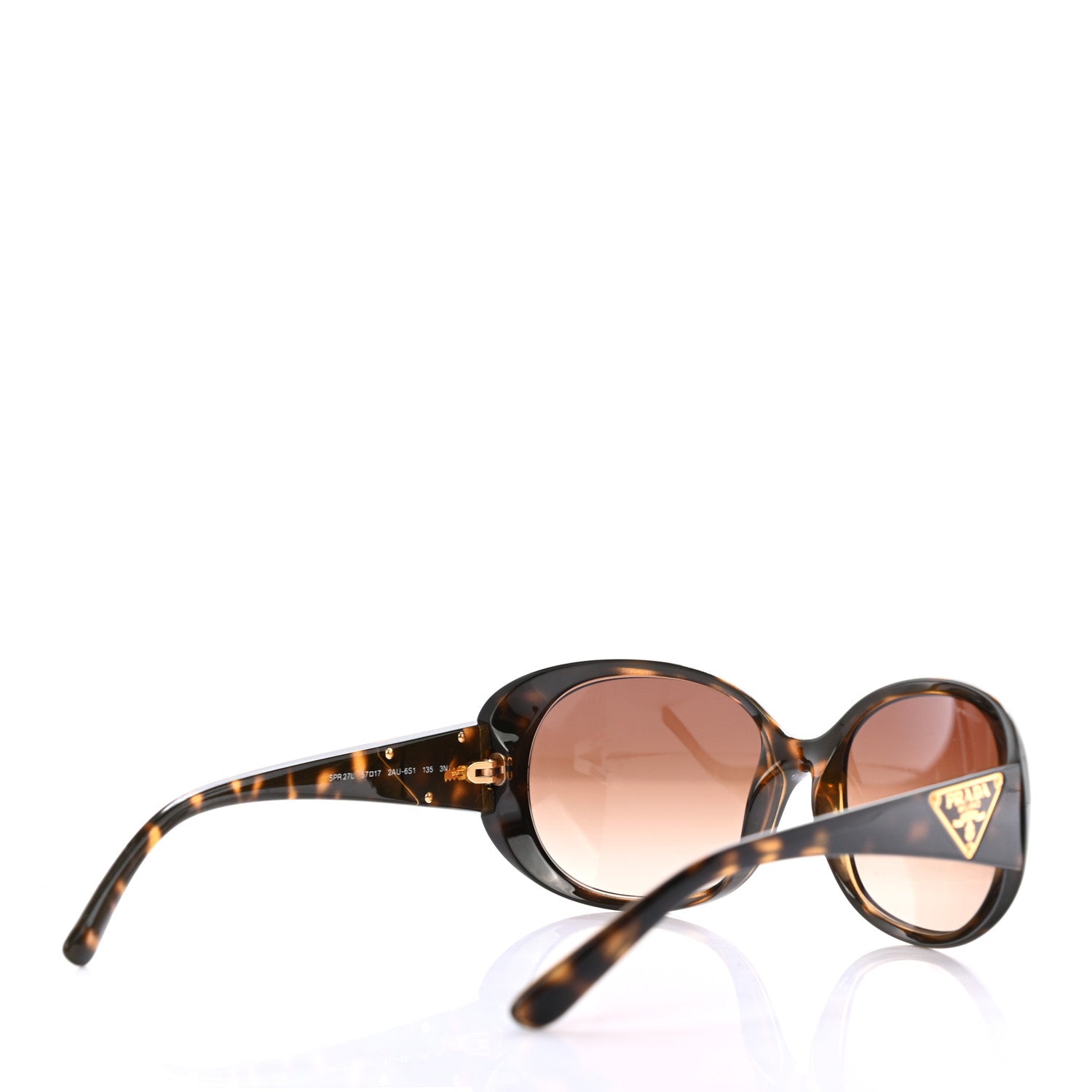 Prada Polarized Sunglasses SPR 27L Tortoise 4 of 6