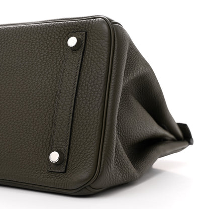 Hermes Togo Birkin 30 Vert De Gris 10 of 11
