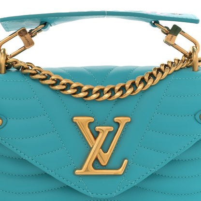 Louis Vuitton Calfskin New Wave Chain PM Malibu Green 8 of 11