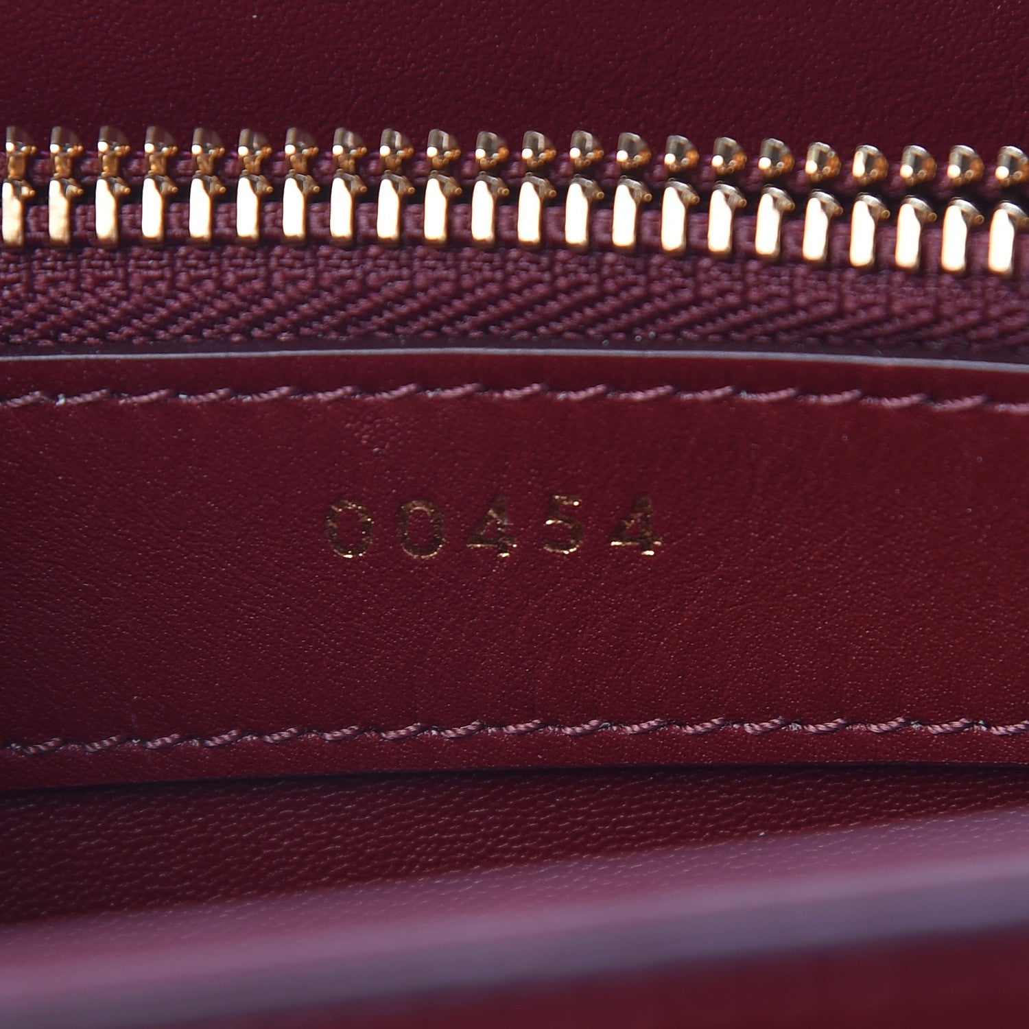 Celine Satinated Calfskin Small 16 Top Handle Bag Light Burgundy 10 of 12