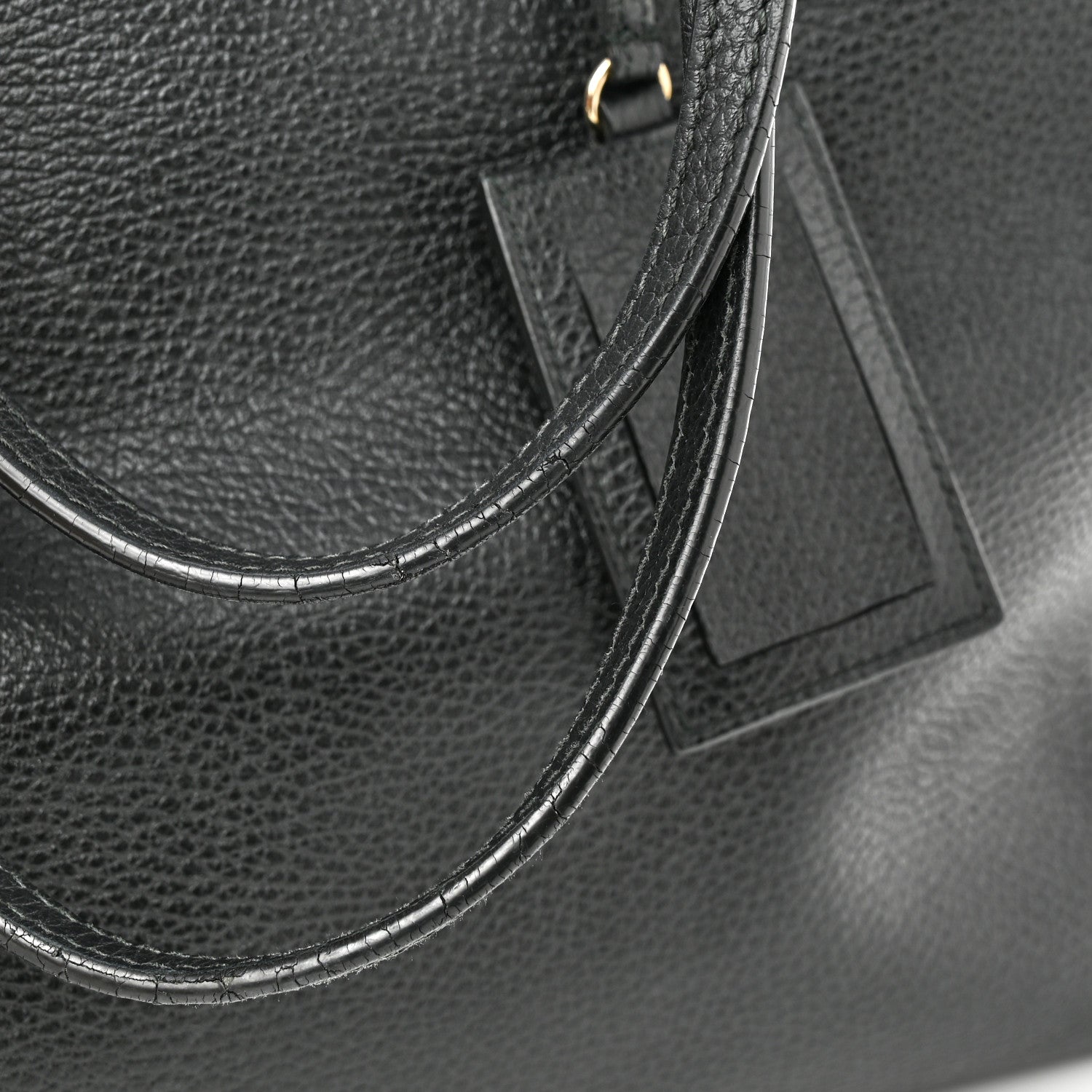Gucci Pebbled Calfskin Medium Swing Tote Black 12 of 13