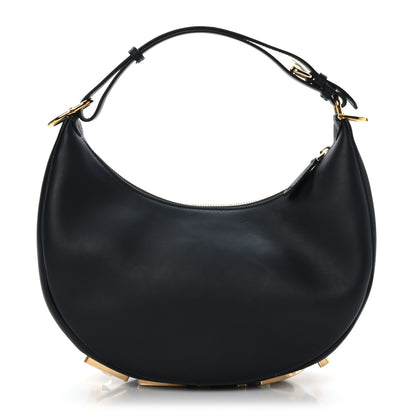 Fendi Vitello Grace Matte Small Fendigraphy Hobo Bag Black 1 of 10