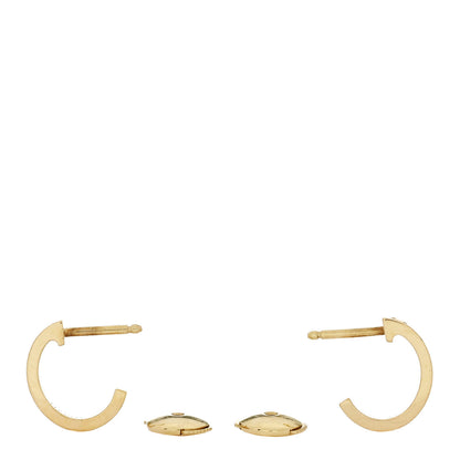 Cartier 18K Yellow Gold Small LOVE Hoop Earrings 3 of 6