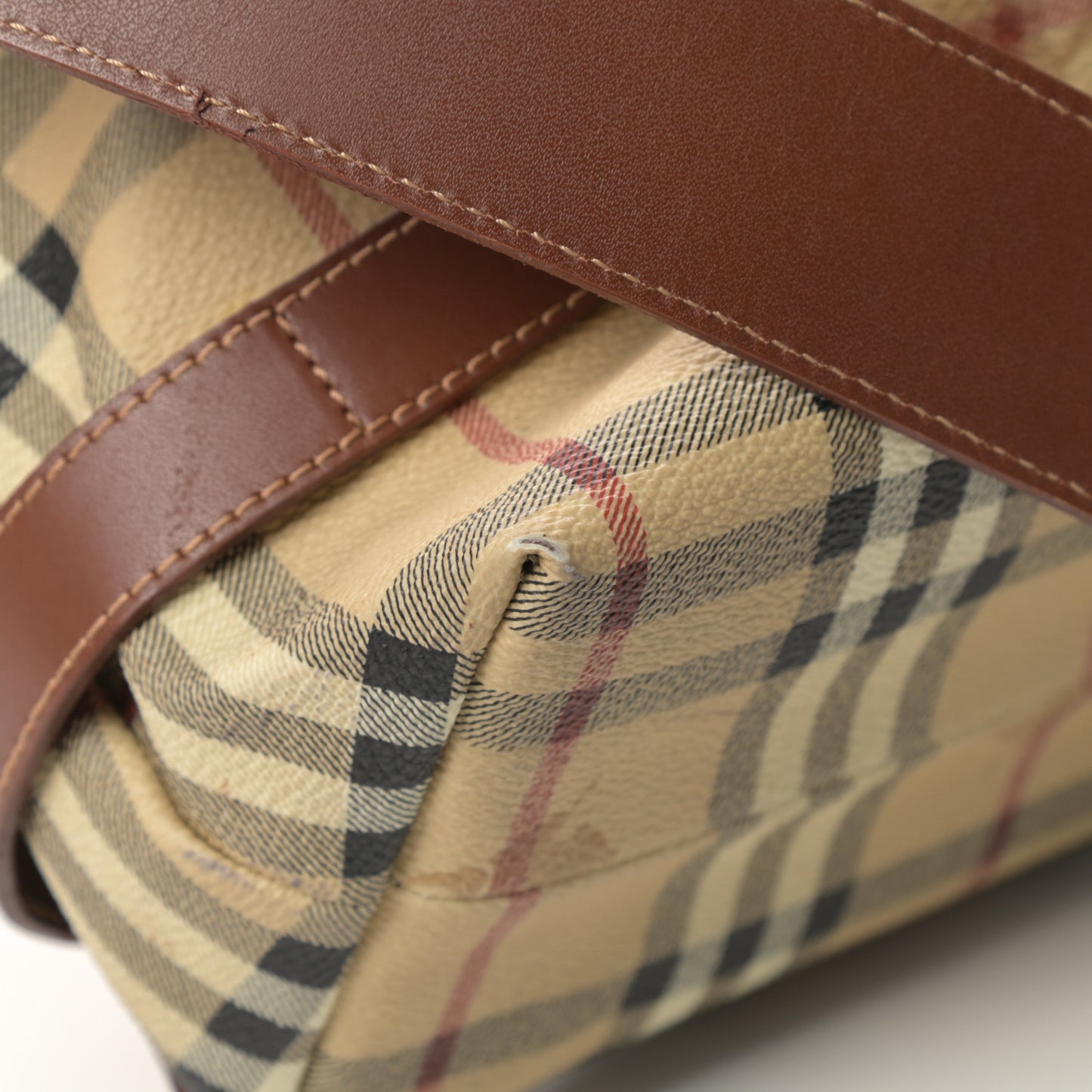 Haymarket Check Messenger Bag Brown