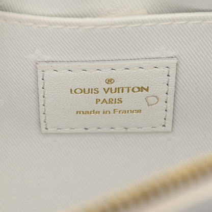 Louis Vuitton Calfskin Bubblegram Papillon BB Snow White 6 of 9