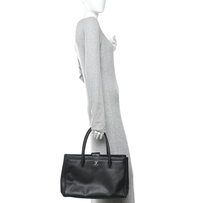 Chanel Calfskin Cerf Executive Shopper Tote Black 2 of 10