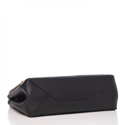 Louis Vuitton Soft Calfskin Lockme II Top Handle Vanille Black 5 of 8