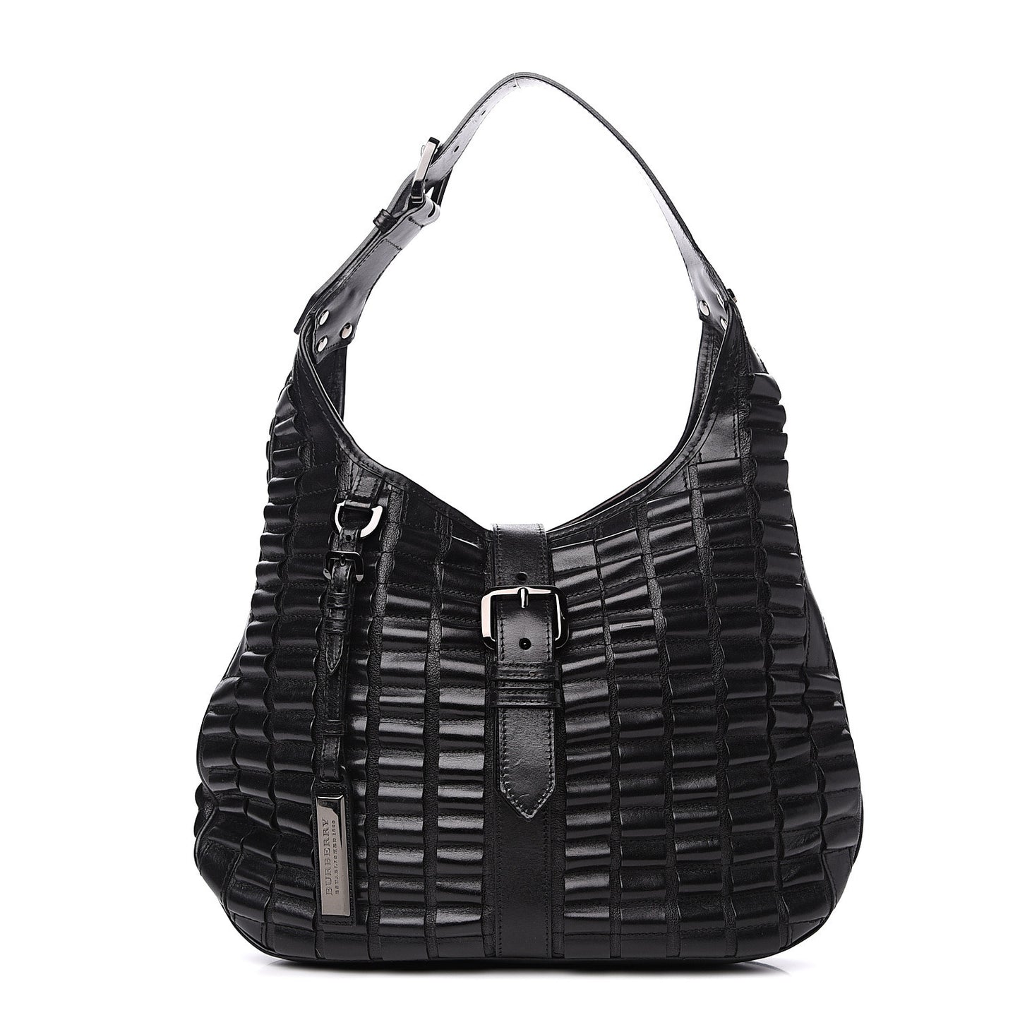 Calfskin Hobo Black
