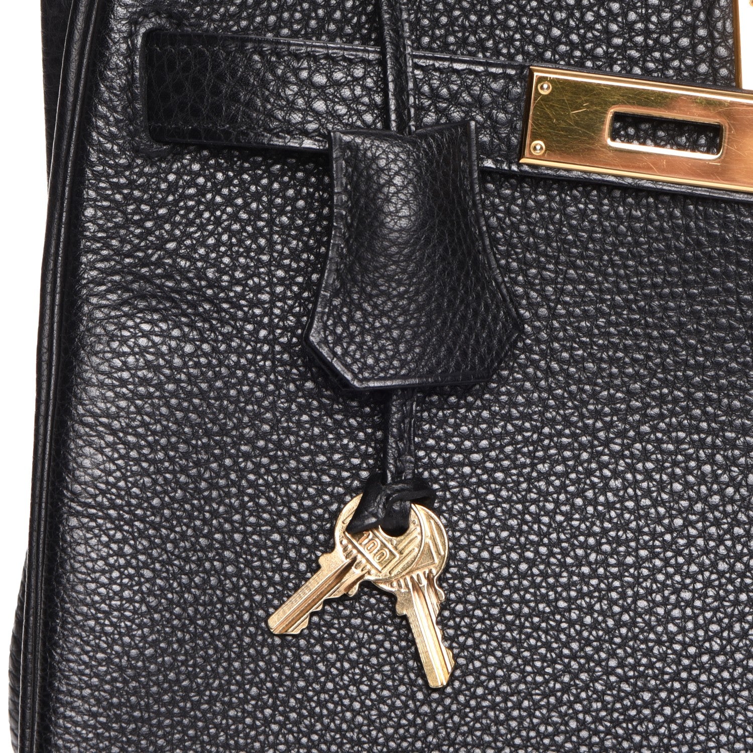 Hermes Togo Kelly Retourne 28 Black 21 of 28