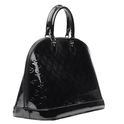 Louis Vuitton Vernis Alma GM Noir Magnetique 3 of 7