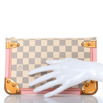 Louis Vuitton Damier Azur Summer Trunks MM GM Pochette 2 of 7