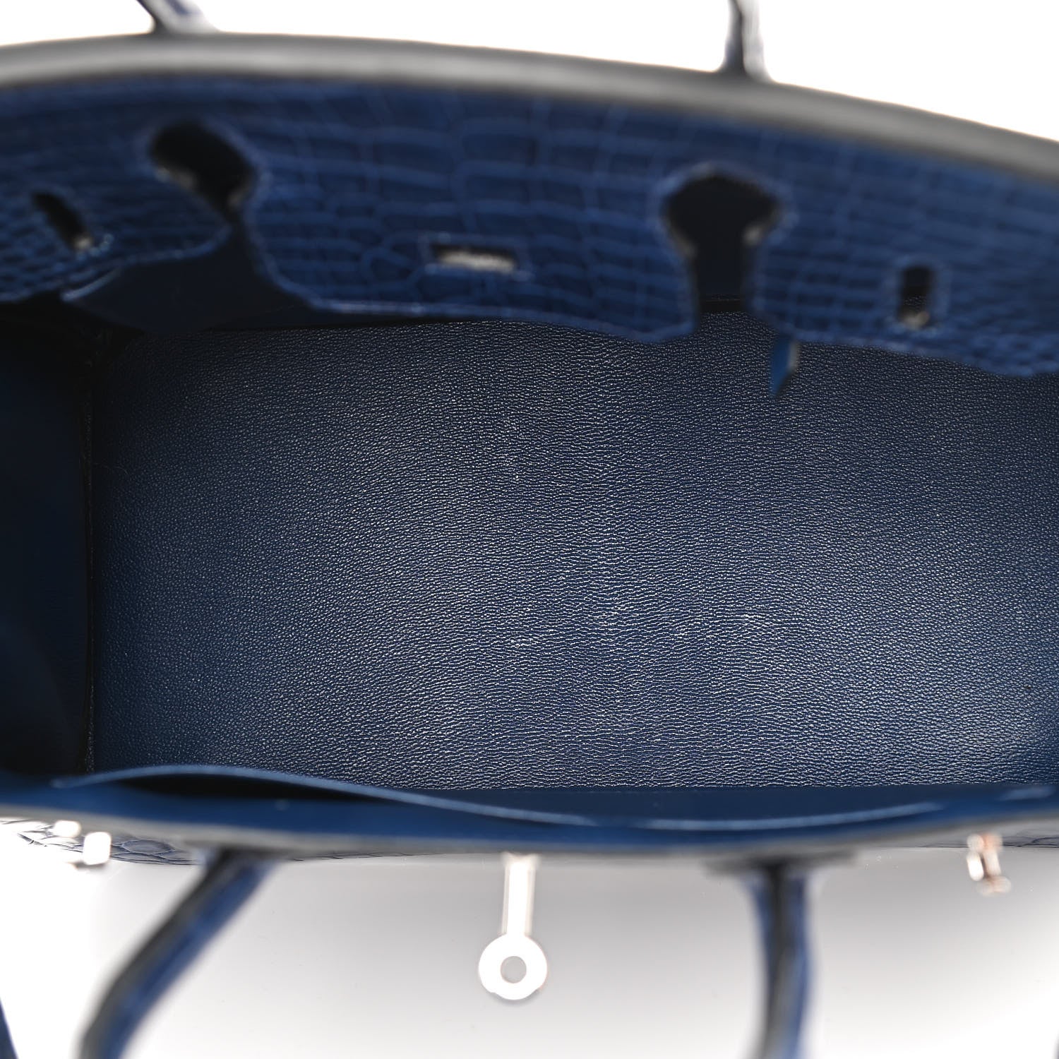 Hermes Matte Niloticus Crocodile Birkin 30 Bleu De Malte 5 of 13
